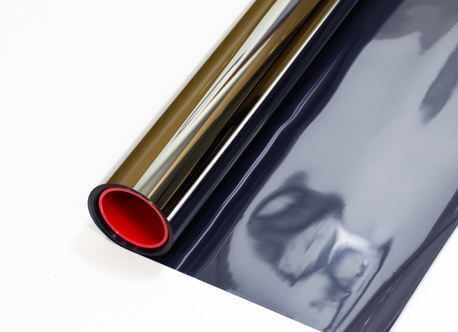 Зеркальная солнцезащитная пленка NOVA blue-silver